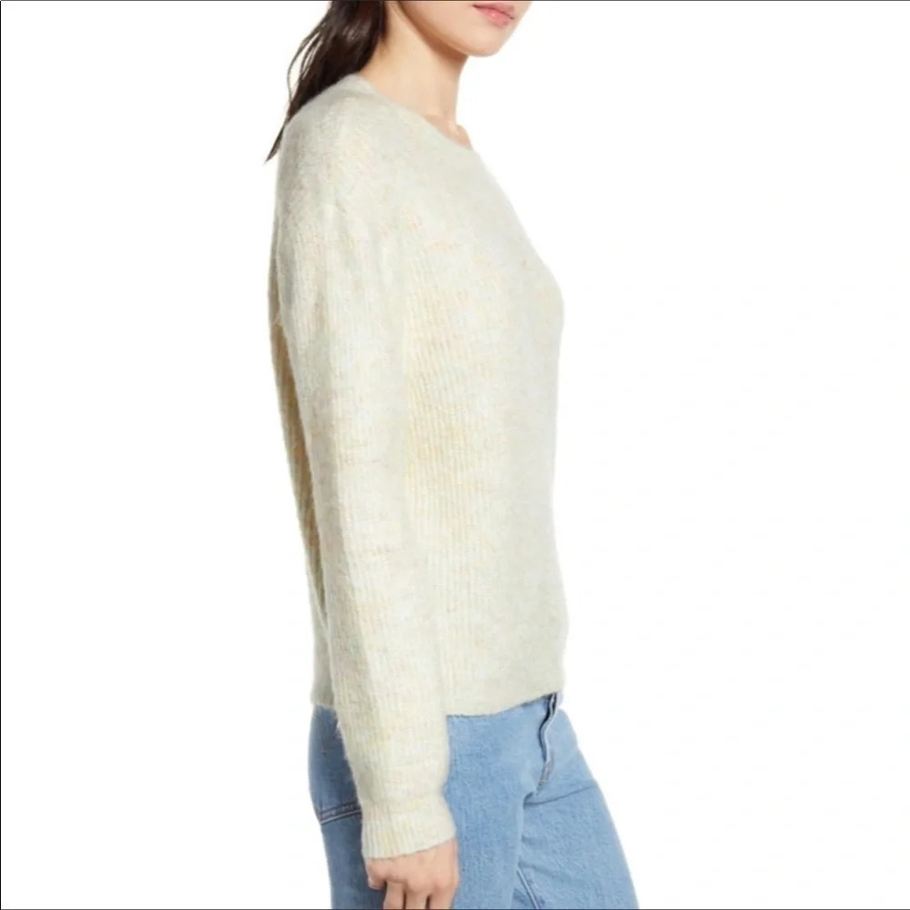 BP Nordstrom Marl Knit Pullover Sweater Pastel XS - Picture 4 of 10